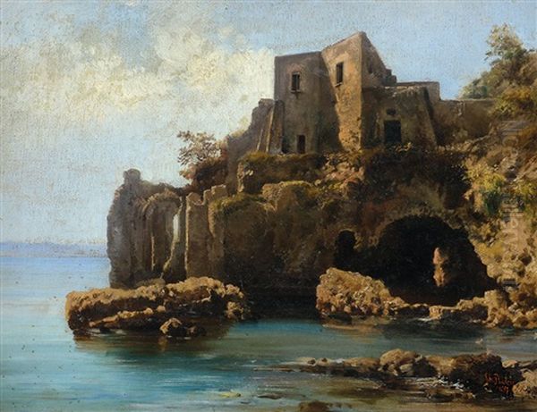 Posillipo Oil Painting by Teodoro Duclere