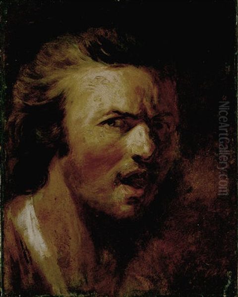 Tete D'expression Oil Painting by Joseph Ducreux