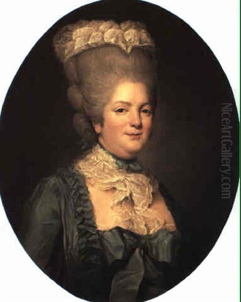 Portrait Of Louise-marie-therese De France, Called Madame Victoire Oil Painting by Joseph Ducreux