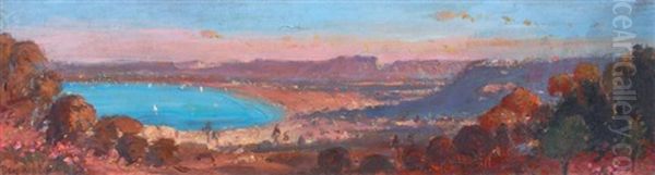 La Baie D'alger Oil Painting by Edouard Ducros