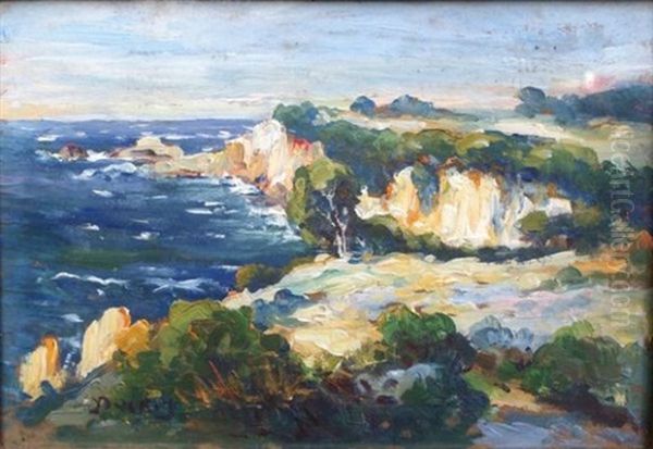 Les Calanques Oil Painting by Edouard Ducros