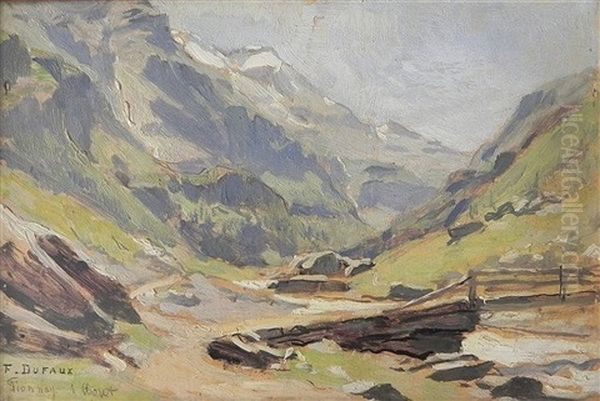 Fionnay Oil Painting by Frederic Dufaux