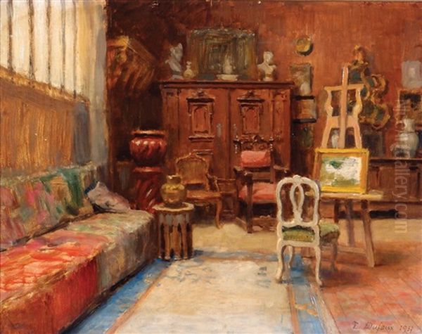 Interior Oil Painting by Frederic Dufaux