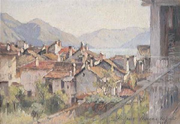 Ascona Mit Lago Maggiore by Frederic Dufaux