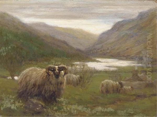 Loch Lubnaig, Scotland Oil Painting by John Robert Keitley Duff