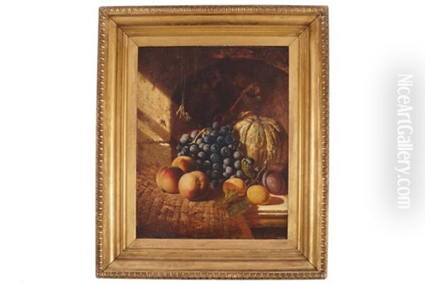 Still Life Of Fruit Oil Painting by William Duffield