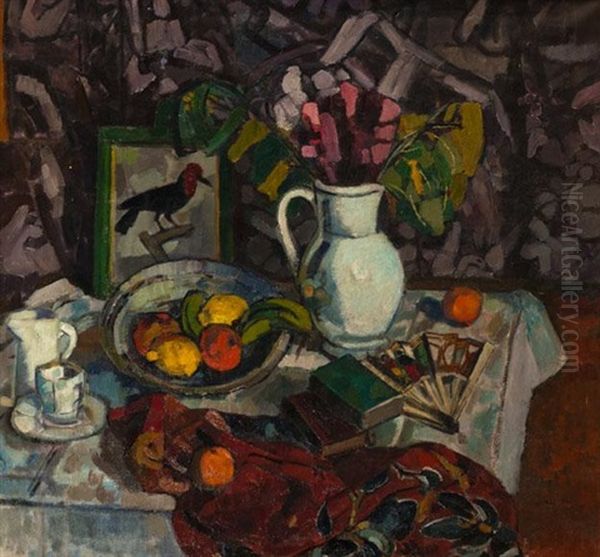 Nature Morte Oil Painting by Charles Dufresne