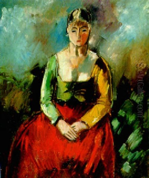 Madame Dufresne Oil Painting by Charles Dufresne