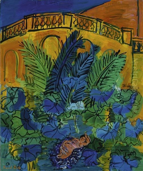 Nu Dans Un Paysage Oil Painting by Raoul Dufy