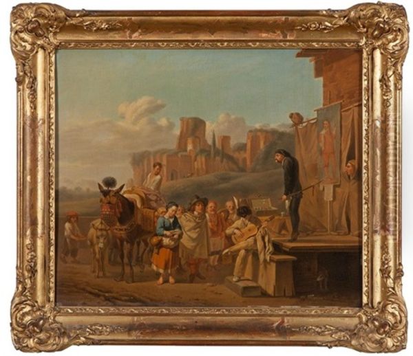 Le Charlatan Oil Painting by Karel Dujardin