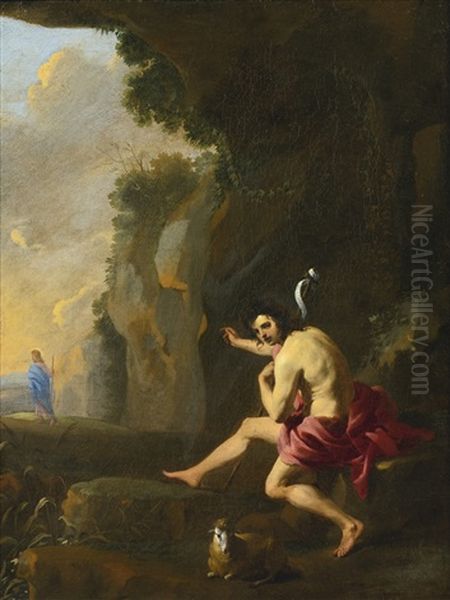 Saint John The Baptist Oil Painting by Karel Dujardin