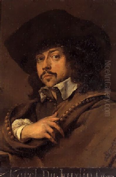 Portrait Des Arnoldus Boonen Oil Painting by Karel Dujardin