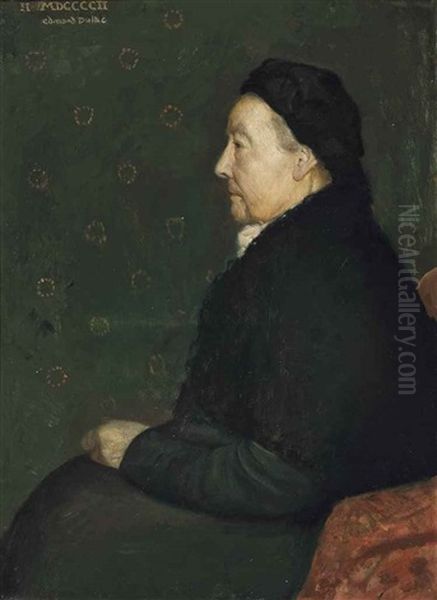 Portrait Of The Artist's Grandmother by Edmund Dulac