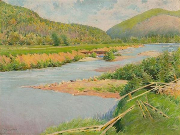 Margaree River, Cape Breton Island, Nova Scotia by Frank Vincent Dumond