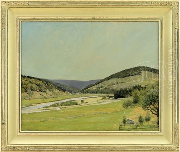 The Margaree River Valley by Frank Vincent Dumond