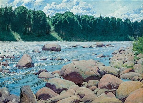 Rogue River, Oregon by Frank Vincent Dumond