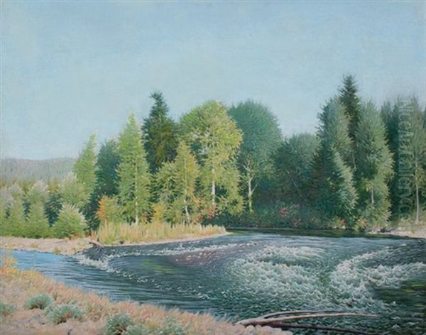 Rushing River, Vermont by Frank Vincent Dumond