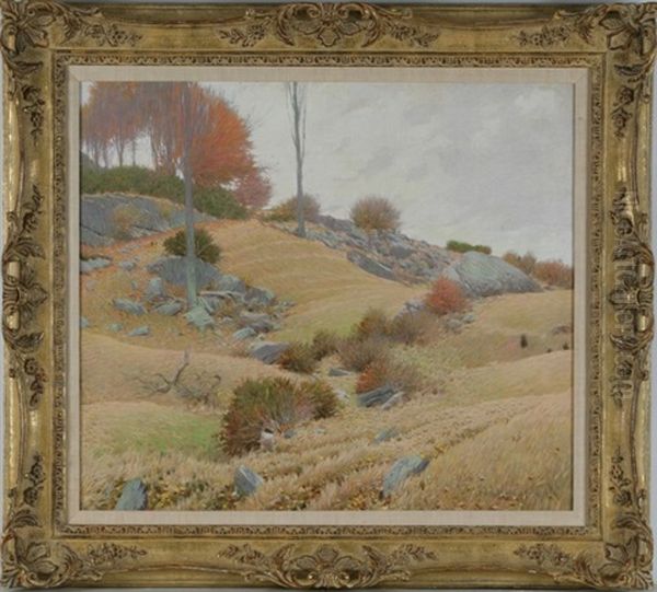 Grassy Hill, The Dumond's Farm Oil Painting by Frank Vincent Dumond