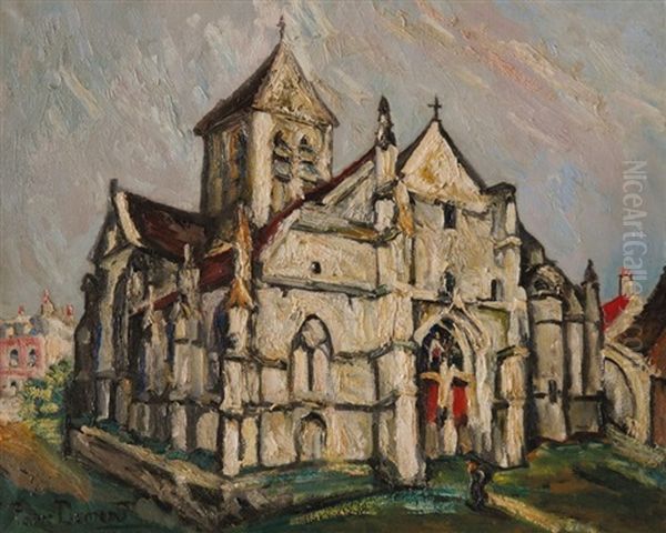 Eglise Saint Jean De Verneuil Oil Painting by Pierre Dumont