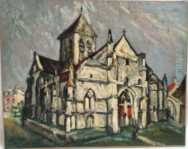 Eglise Saint Jean De Verneuil Oil Painting by Pierre Dumont