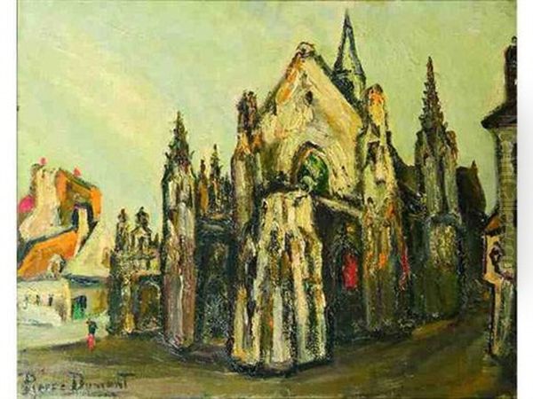 Le Chevet De L'eglise Oil Painting by Pierre Dumont