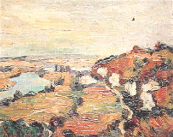 Environs De Rouen Oil Painting by Pierre Dumont