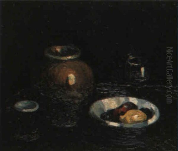 Nature Morte Au Pichet Oil Painting by Pierre Dumont