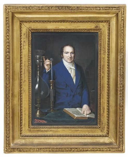 Portrait D'antoine Francois, Comte De Fourcroy (1755-1809) Oil Painting by Francois Dumont