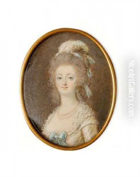 Marie-antoinette, Reine De France Oil Painting by Francois Dumont