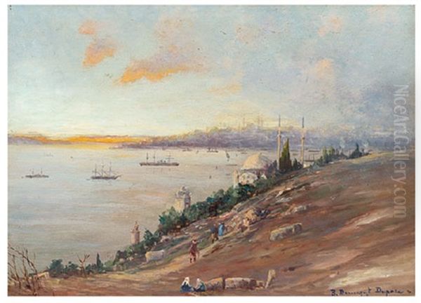 Taksim Sirtlari'ndan Oil Painting by Robert Dumont-Duparc