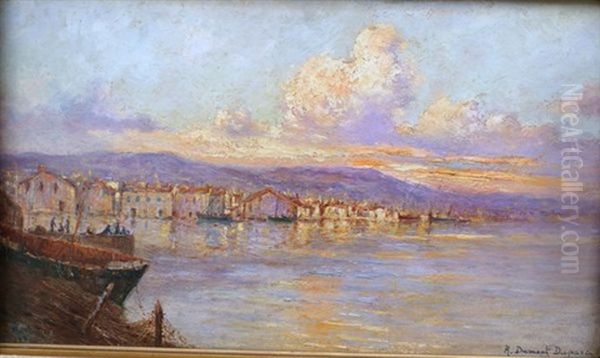 Martigues Oil Painting by Robert Dumont-Duparc