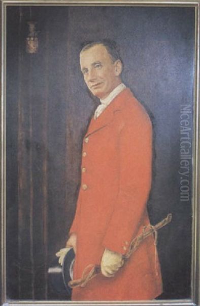 Portrait De Monsieur Alex Clavel En Tenue De Maitre D'equipage Oil Painting by Jean Dunand