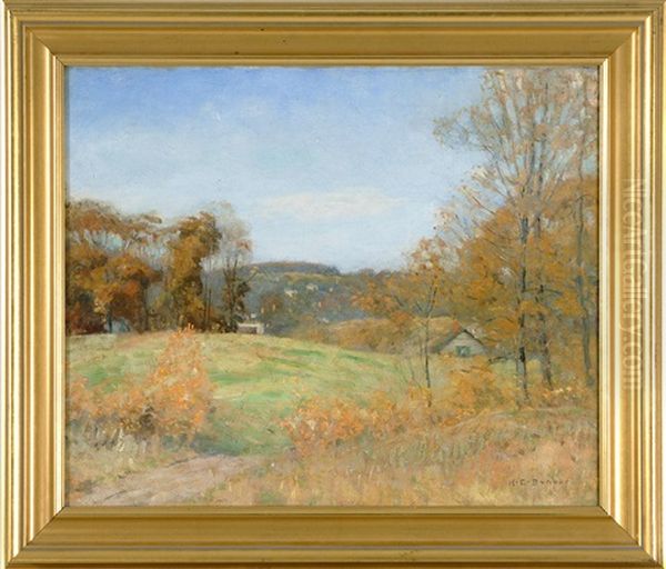 Cape Autumn Oil Painting by Harold C. Dunbar