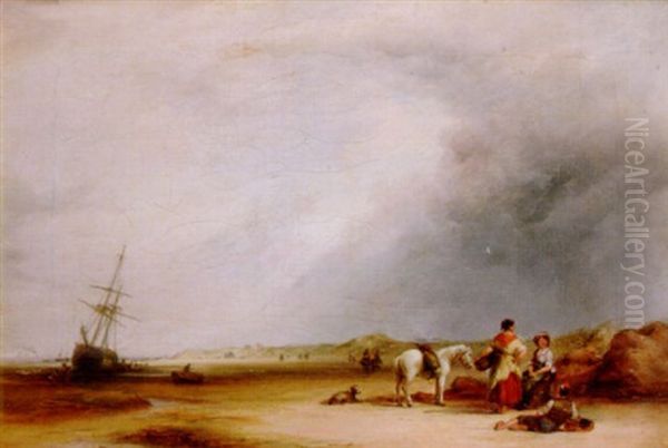 Near Littlehampton Oil Painting by Edward Duncan