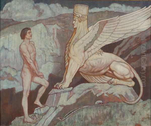 The Challenge Oil Painting by John Duncan