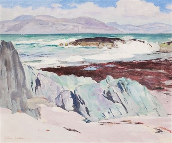 Iona Shore Oil Painting by John Duncan