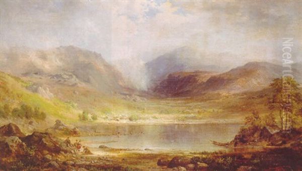 Scotch Scenery, Loch Long Oil Painting by Robert Scott Duncanson