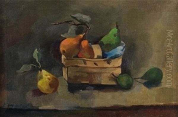 Stillleben Mit Fruchten Oil Painting by Max Dungert