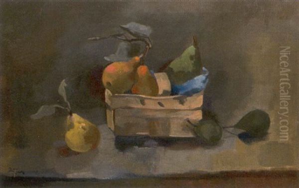 Stilleben Mit Fruchten Oil Painting by Max Dungert