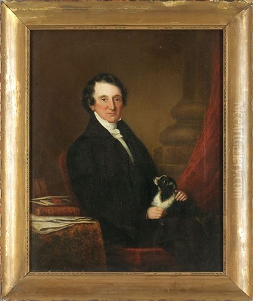 Portrait Of Thomas Benjamin Adair Oil Painting by William Dunlap