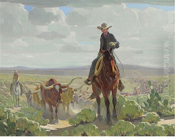 Texas Of Old by William Herbert Dunton