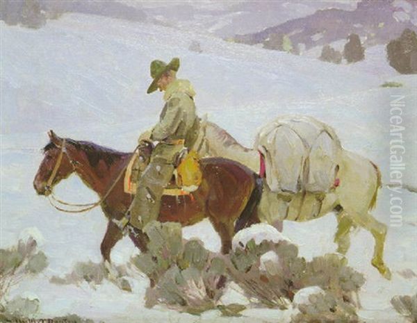 The Dejected Hunter Oil Painting by William Herbert Dunton