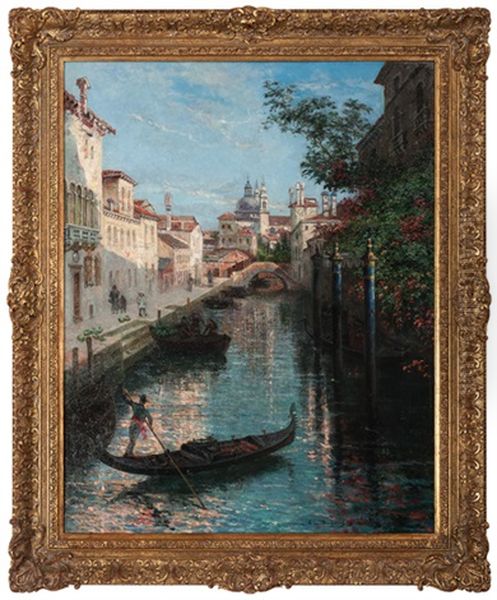 Venice Oil Painting by Edmond Louis Dupain