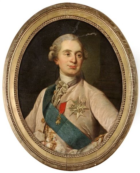 Ludvig Xvi Av Frankrike Oil Painting by Joseph-Siffred Duplessis