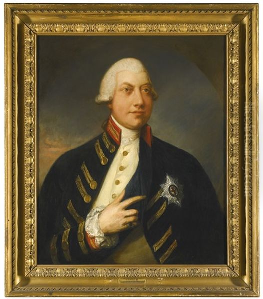 Portrait Of George Iii Oil Painting by Gainsborough Dupont