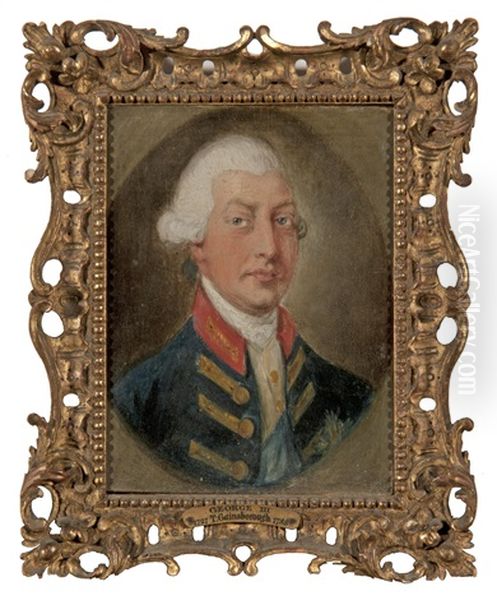 Portrait Of George Iii Oil Painting by Gainsborough Dupont