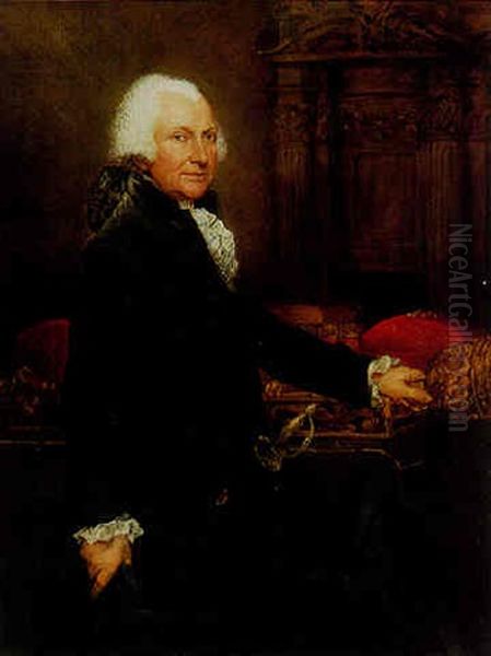 Portrait Of John Clementson Oil Painting by Gainsborough Dupont