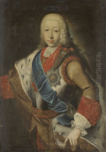 Prince Charles Edward Stuart Oil Painting by Giorgio Domenico Dupra