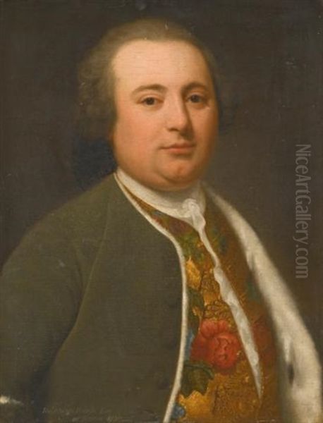 Portrait Of Bellingham Boyle (1709-1771) Oil Painting by Giorgio Domenico Dupra