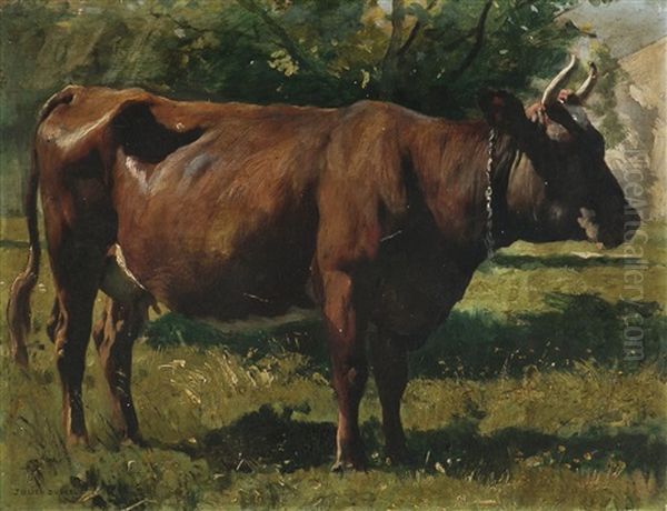 Vaca Oil Painting by Julien Dupre